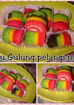 Bolu gulung pelangi mini