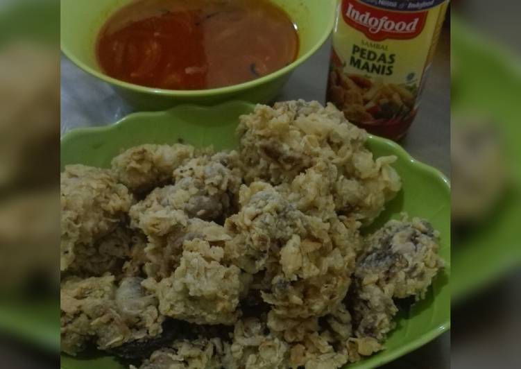 gambar untuk resep makanan Cumi tepung kriukk siram saus pedas manis ala Mi