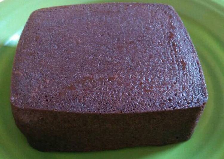 resep lengkap untuk Brownies kukus murmer