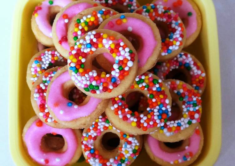 resep Mini Donut Cookies