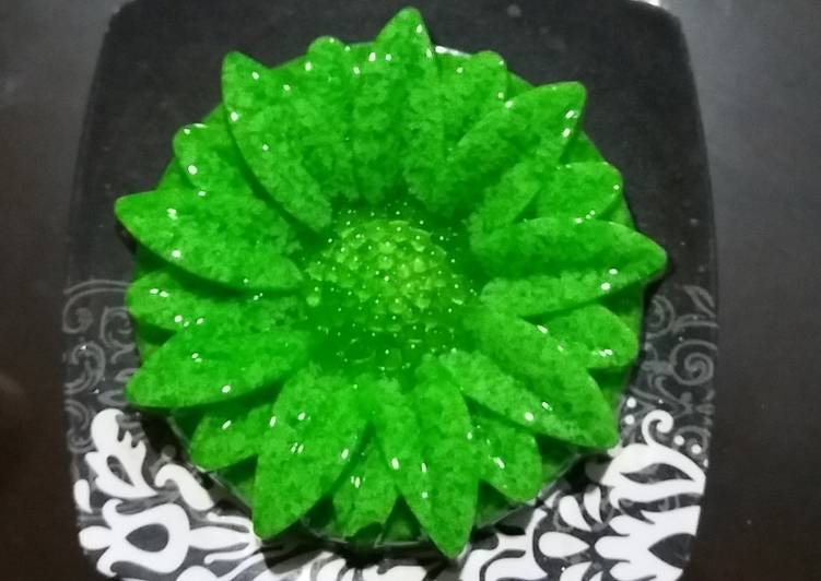 resep makanan 14. Puding lumut lapis nutrijell