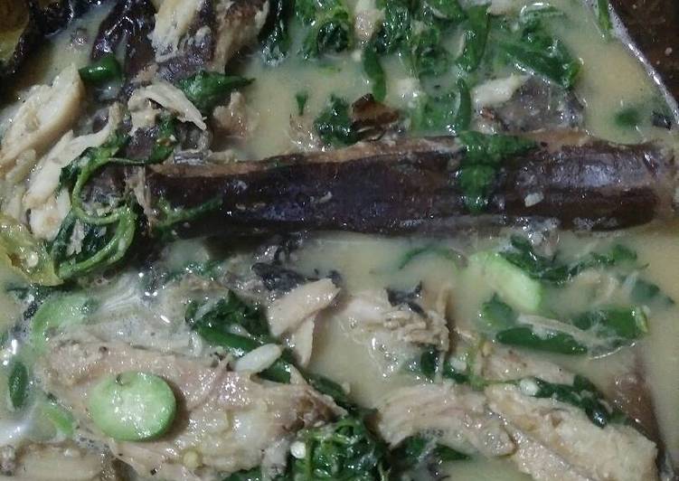 cara membuat Pari Asap Kemangi Pete Masak Lombok Ijo