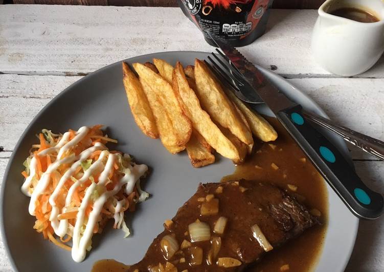  Resep  Beef  Steak with Blackpepper Sauce oleh Resti Nsh 