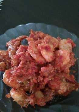 Sambal udang goreng rasa oriental