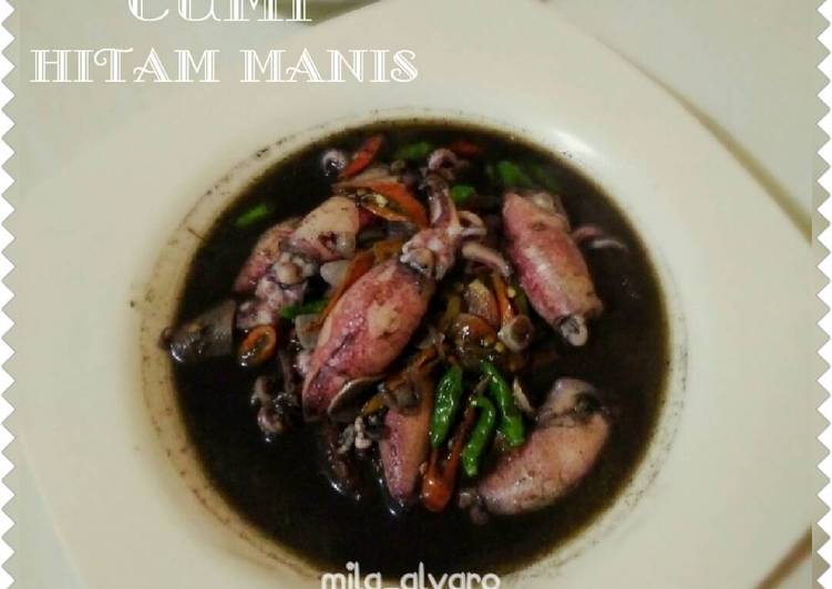 Resep Cumi Hitam Manis - Mila Alvaro