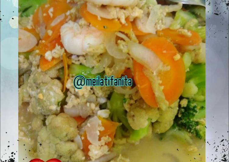 resep masakan Capcai Udang Cantik