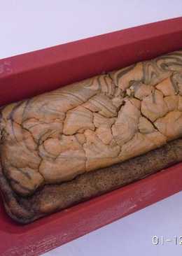 Flourless banana marmer cake #ketopad