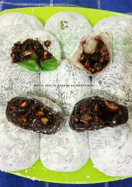 Mochi cokelat kacang