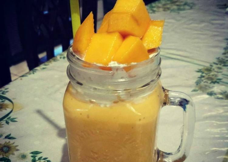 resep makanan Smooties Mango Thai