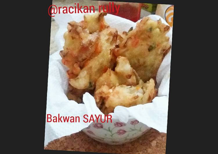 resep masakan Bakwan Sayur