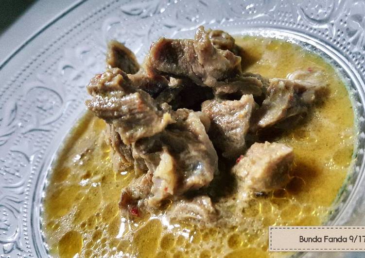 resep Kari Sapi Simple ala Bunda Fanda