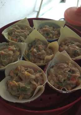 Siomay Penuh Sayur