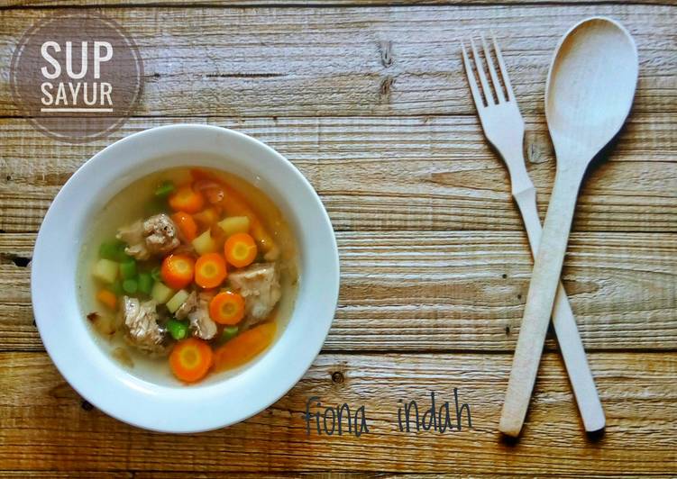 Resep Sup Ayam Sayur - Fiona Indah