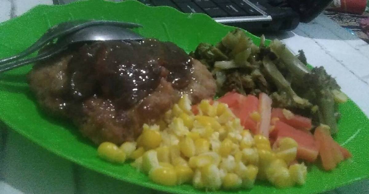  Resep  Steak tempe made by ricecooker ala  anak  kos  oleh 