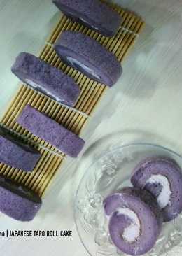 Japanese Taro Roll Cake