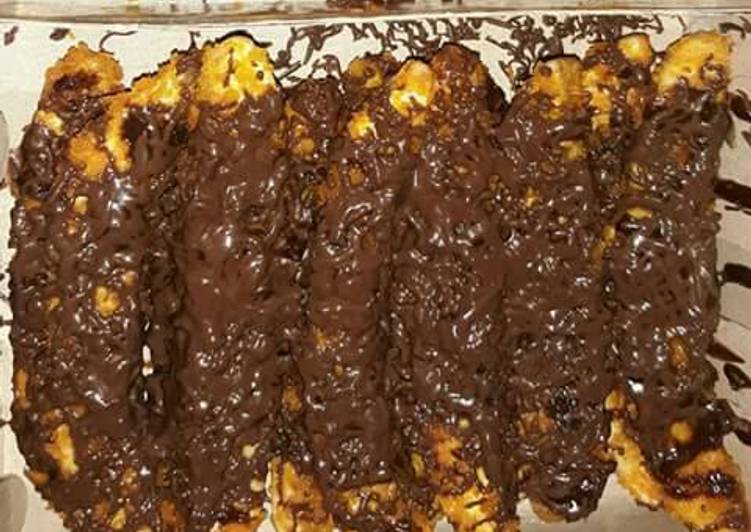 bahan dan cara membuat Pisang nugget