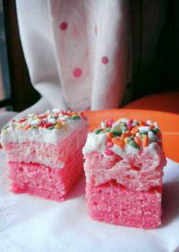 Bolu Kukus ala Ombre