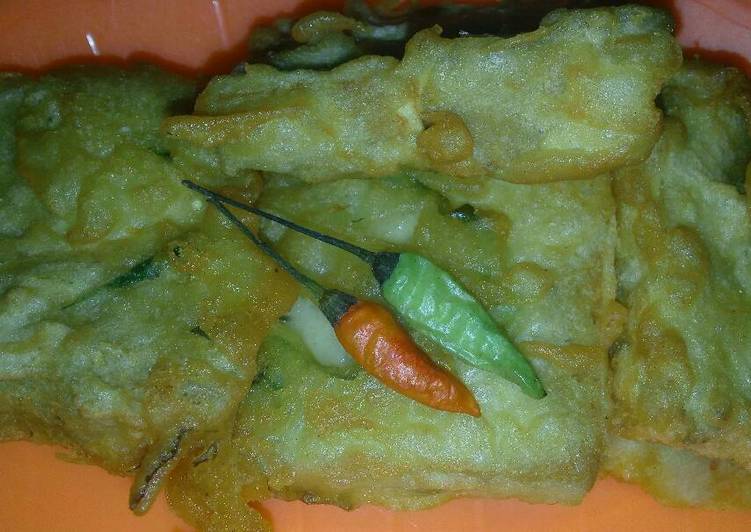 resep lengkap untuk Menjes Goreng Tepung