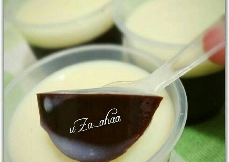 Resep Puding coklat ala kfc Kiriman dari Ummu Zameer Al-Fatih