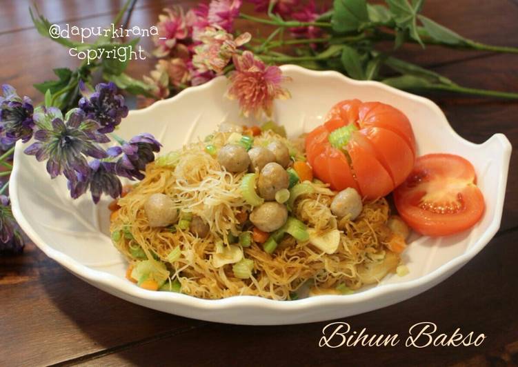 gambar untuk resep Bihun Goreng Bakso