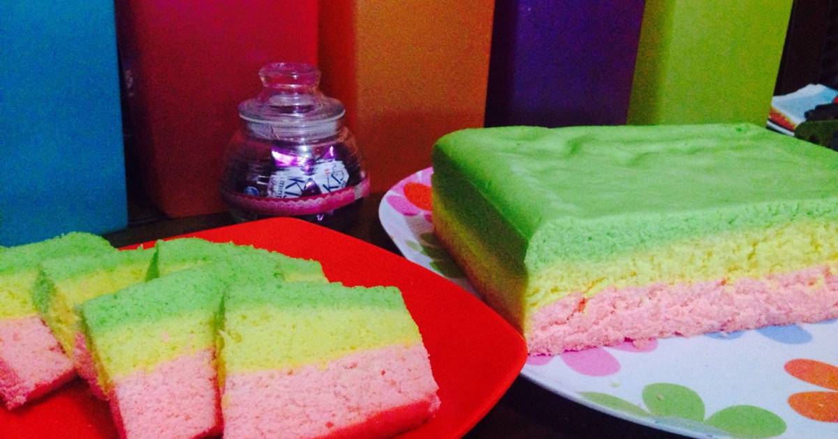 Resep Bolu Kukus Pelangi