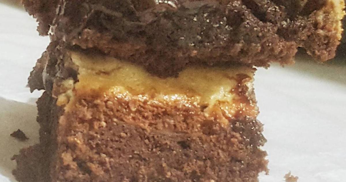 105 resep  brownis panggang  krim keju enak dan sederhana 