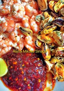 Udang Dan Kerang rebus
