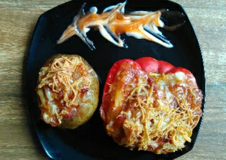 resep makanan Baked Mash Potato Paprika