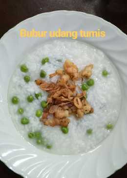 Bubur udang tumis