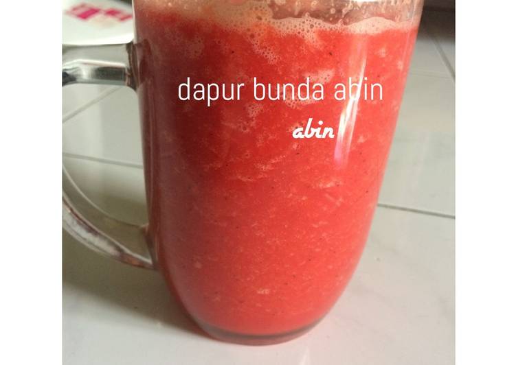 resep Jus Sehat (no sugar)