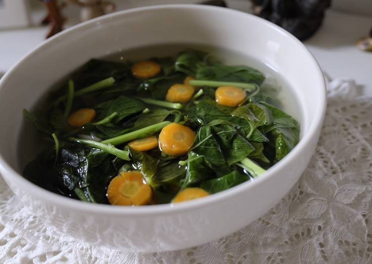 Resep Sayur Bayam wortel Dari Amanda Deviana