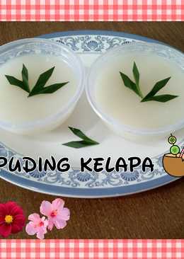 Puding kelapa lembut.. sehat n segar