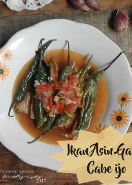 Ikan Asin Gabus cabe ijo