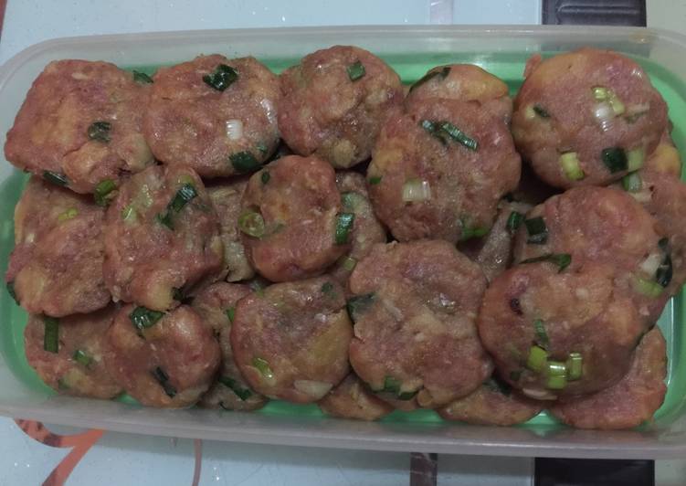 Resep iPerkedel Dagingi Sapi oleh Raesyafira Mauri Jasmine 