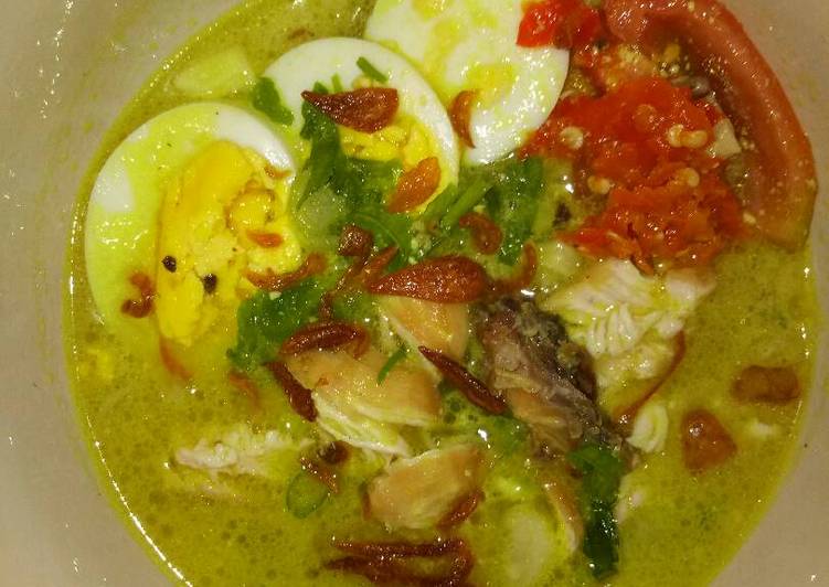 cara membuat Soto ayam santan ala kids jaman now