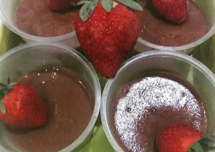 gambar untuk resep makanan Chocolate silk puding