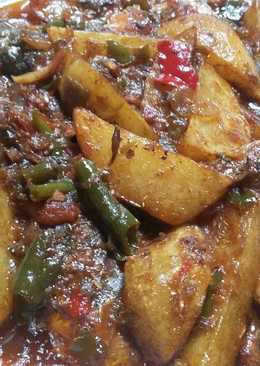 Sarden kentang masak padang