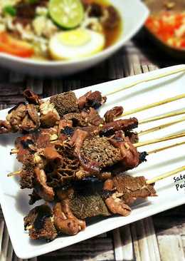 Sate Babat dan Usus Sapi Pedas Manis Super Empuk