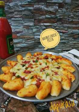 Double cheese pizza