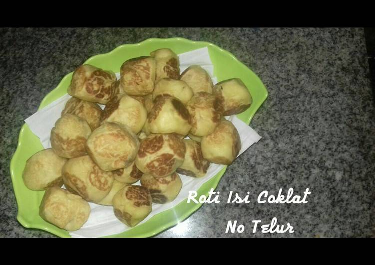 gambar untuk resep makanan Roti Isi Coklat No Telur