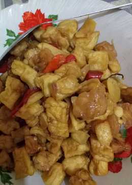 Sambal goreng tempe tahu basah