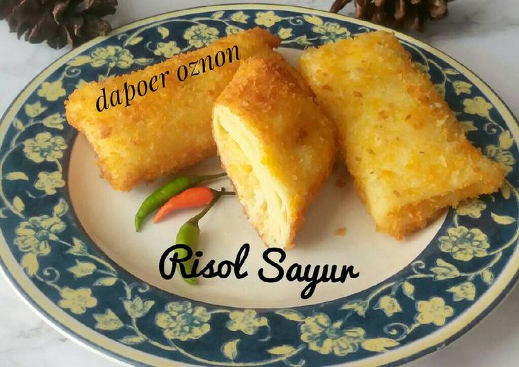 resep Risol rogut ayam sayur #pr_risoldkk