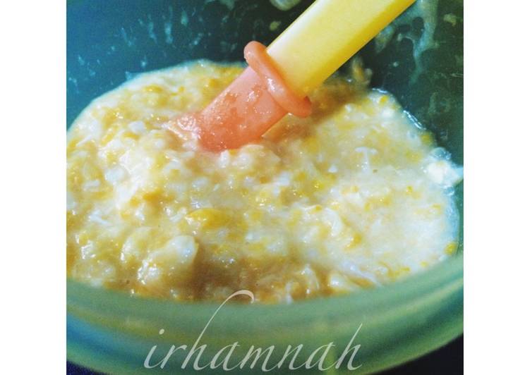 gambar untuk resep MPASI bubur jagung manis