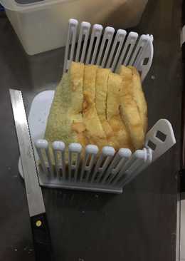 Roti tawar water roux dengan bread maker