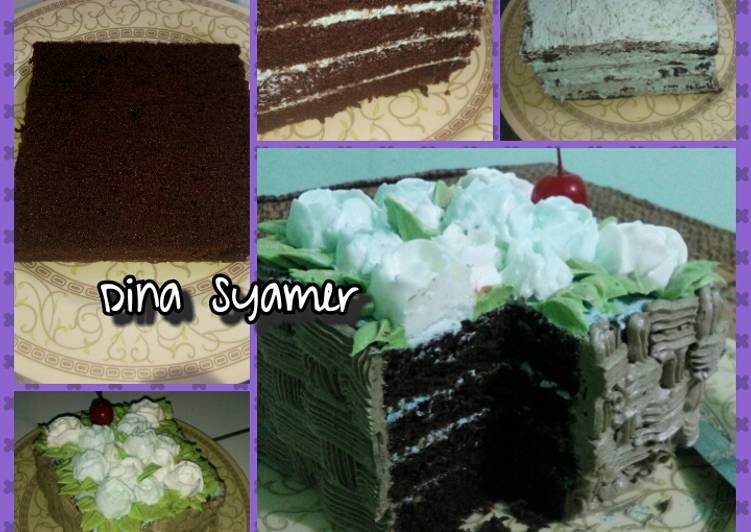 Resep Cake Coklat Tanpa Telur Moist - Dina Syamer Syofia