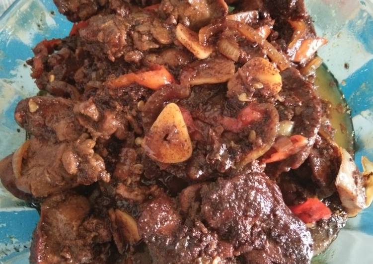 resep lengkap untuk Ati Ayam Saus Teriyaki