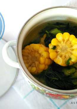Sayur Bening Bayam,jagung & oyong (#Pr_sayurbening)
