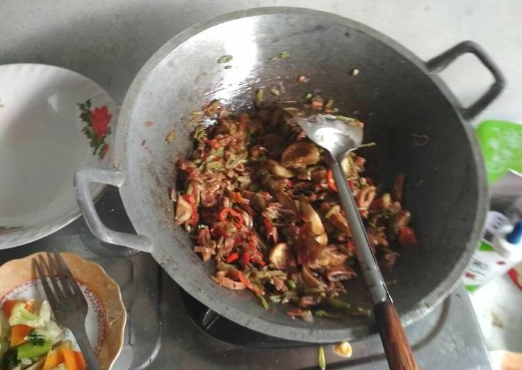 gambar untuk resep makanan Cumi kering pedas ala kadar