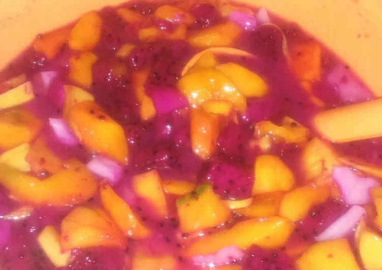 Resep Es buah campur Kiriman dari widuri