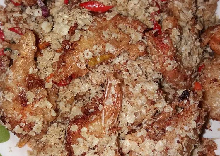 gambar untuk resep makanan Udang goreng nestum